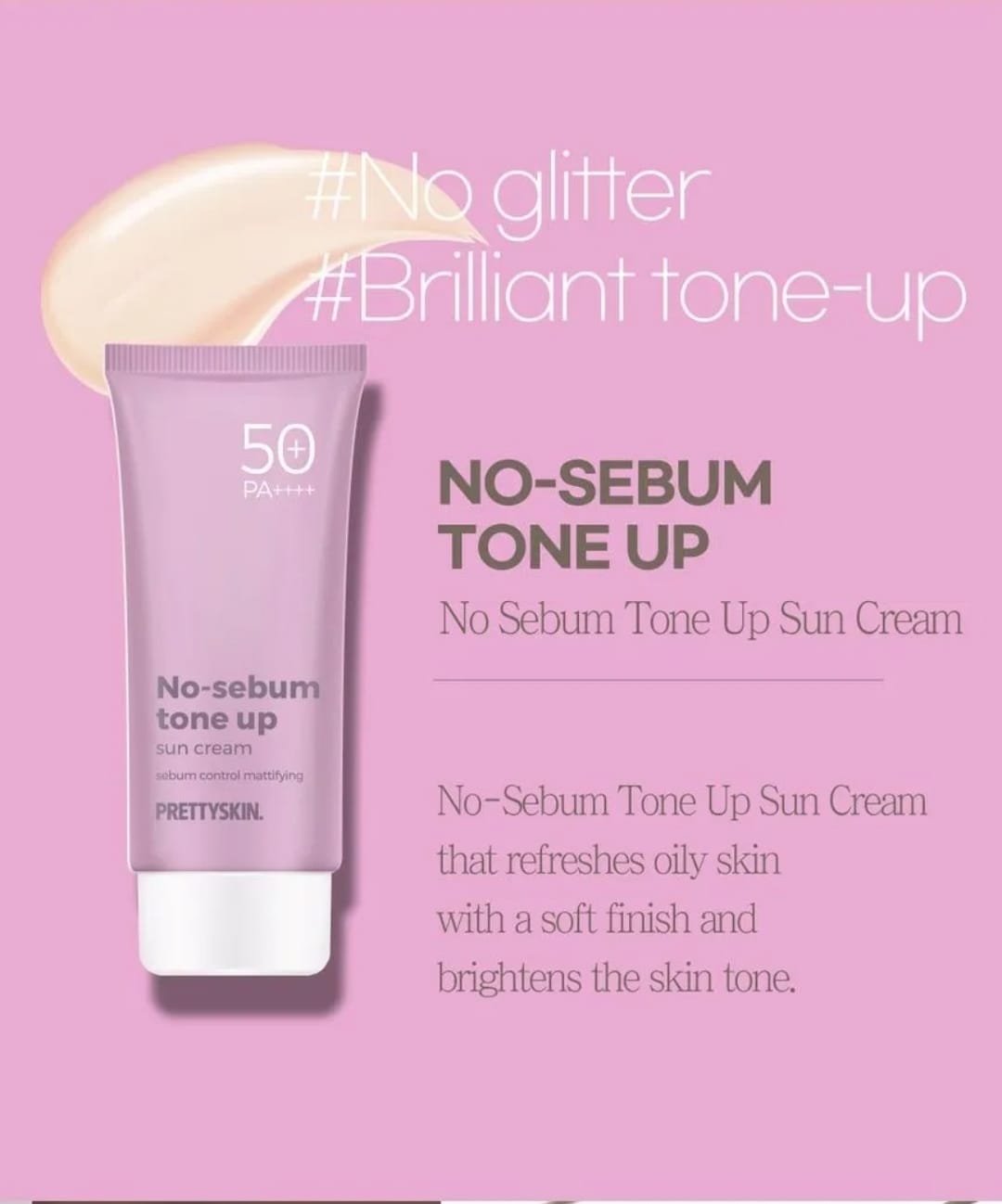 Pink Tone Up Sun Cream